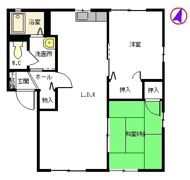 オー・ボアパティール B棟の間取り画像