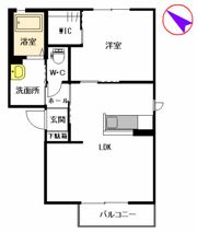 サン・ヴィレッジ C棟の間取り画像