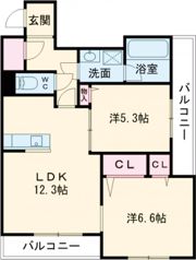 レスポワール K・Hの間取り画像