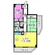 ノーブル伊都の間取り画像