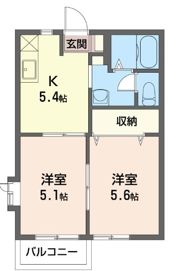 セーブルハイツAの間取り画像