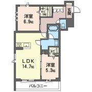 レオナ イーストの間取り画像