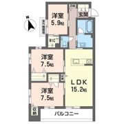 ウィズプラス大船の間取り画像