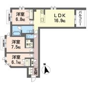 ウィズプラス大船の間取り画像