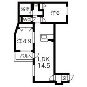 GRAN MODE学園前【グランモード学園前】の間取り画像