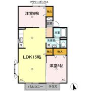 ルマージュ Aの間取り画像