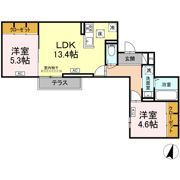 オードリーコートの間取り画像