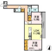 オードリーコートの間取り画像