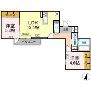オードリーコートの間取り画像