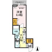セレスティア関原の間取り画像