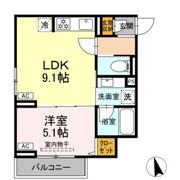 セレスティア栗原Ⅱの間取り画像
