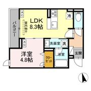 セレスティア栗原Ⅱの間取り画像