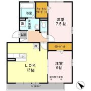 セジュール・フーキ Aの間取り画像