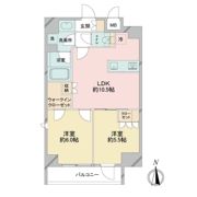 ドゥーエ日暮里の間取り画像