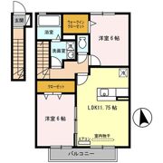 メゾンeコート A棟の間取り画像