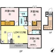 クレール森の間取り画像