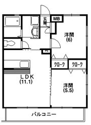 グランシャリオの間取り画像