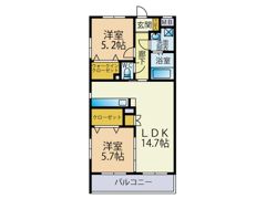 サクセス弐番館の間取り画像