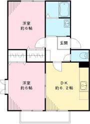 コーポK＆K Ⅱの間取り画像