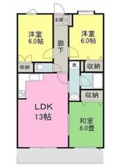 ドミール平和の間取り画像