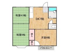 リバーサイド御幸の間取り画像
