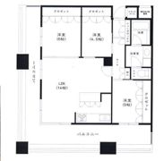 Dグラフォート神戸三宮タワーの間取り画像