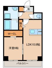 ヒューベストレジデンス東唐津駅の間取り画像