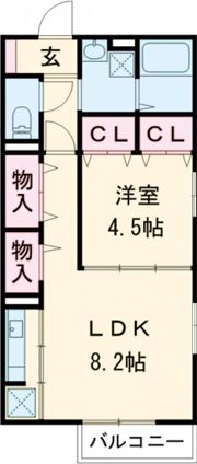 ボヌールⅡの間取り画像