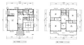 八万町橋本戸建の間取り画像