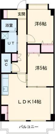 コーラルハイツ平野の間取り画像