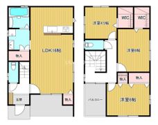リュミエール京町の間取り画像