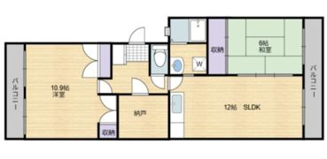 ロイヤル島本の間取り画像
