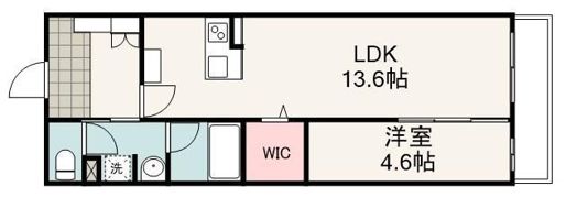 メゾンド・トラスト稲川の間取り画像