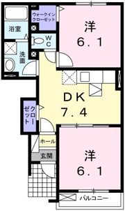 パストラルS C棟の間取り画像