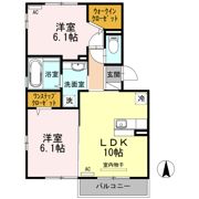 ソレイユ B棟の間取り画像