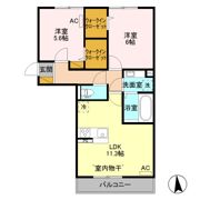シュシュポルトの間取り画像