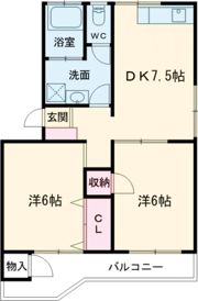 ハイツ関谷の間取り画像