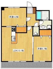 クロノス30新町IIの間取り画像