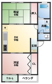 アグリーブル植木の間取り画像