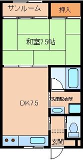 コーポマイティの間取り画像
