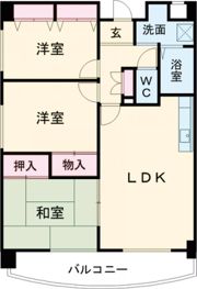 パークコートたかしょうの間取り画像