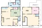 牛野谷3丁目貸家 2SLDK【米軍向け】の間取り画像