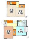 犬山町貸戸建の間取り画像