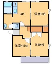 クレセント八幡Aの間取り画像