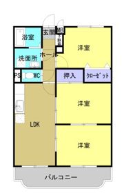 サンパティーク・Dの間取り画像