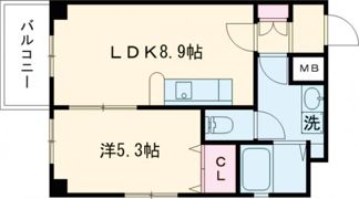 ラ・シック熊本駅前の間取り画像