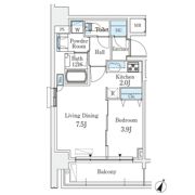京町堀ビューアパートメントの間取り画像