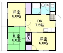 サンライズ上成の間取り画像