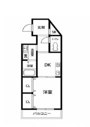 ブエナビスタ貝塚の間取り画像