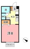 フラワー Cの間取り画像